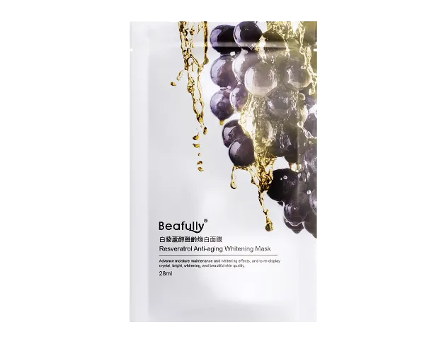 BEAFULLY |  白藜蘆醇甦齡煥白面膜 28ml 