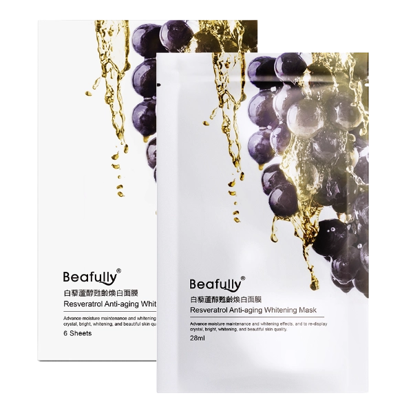 BEAFULLY |  白藜蘆醇甦齡煥白面膜 28ml 